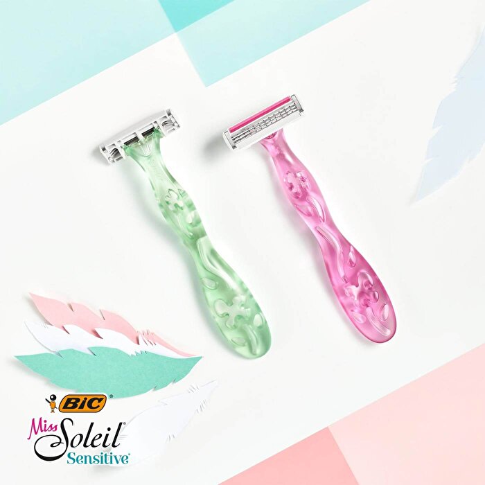 BIC Miss Soleil Sensitive 3-Blade Women's Razor for Smooth and Comfortable Shaving