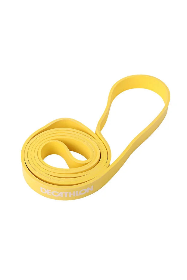Corength Resistance Band 25 kg Training Band - Medium-Hard, Yellow, Ideal for Fitness, Yoga, and Physical Therapy