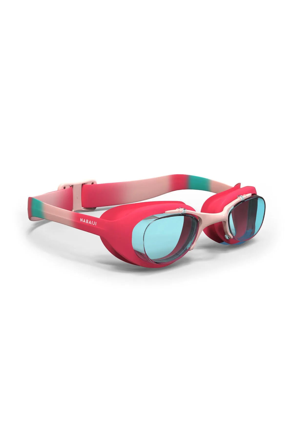 Nabaiji Swimming Goggles - Size S - Transparent Lenses - Pink - 100 Xbase Dye