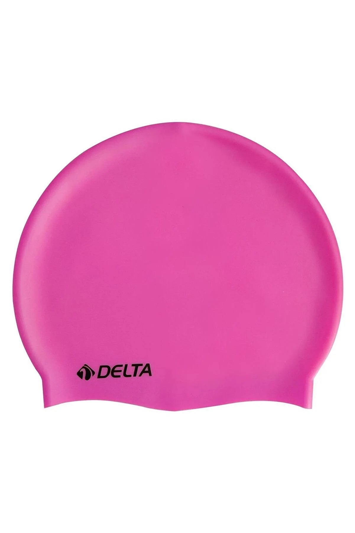 Silicone Bone Deluxe Swim Cap - Solid Pink for Pool and Sea | Ideal for Braids, Dreadlocks, and Long Hair | Includes Free Ear Plugs and PVC Storage Bag