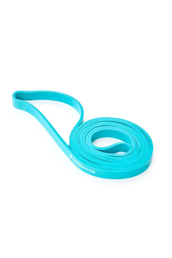 Corength Resistance Band 15 kg Training Band - Medium-Hard, Turquoise, Ideal for Fitness, Yoga, and Physical Therapy