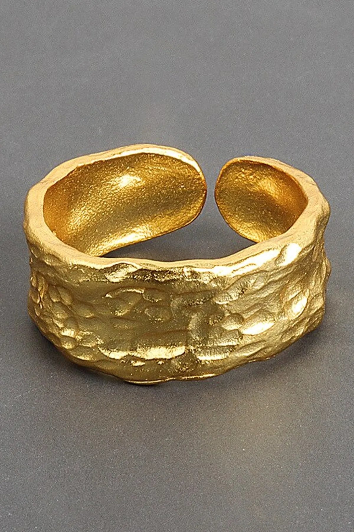 Women's Gold Color Vintage Adjustable Ring