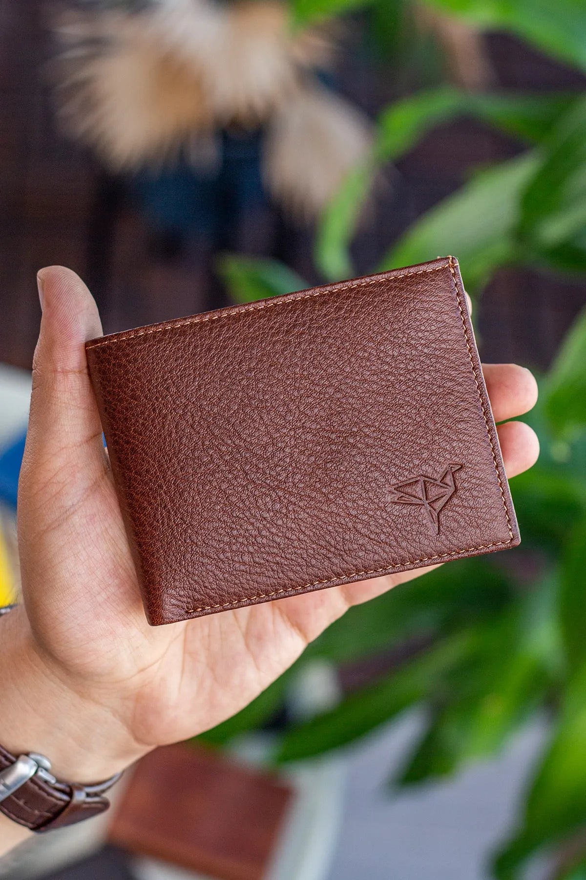 Jackson Genuine Leather RFID Blocking Naturel Tan Wallet with Coin Compartment for Men: A Stylish and Secure Choice