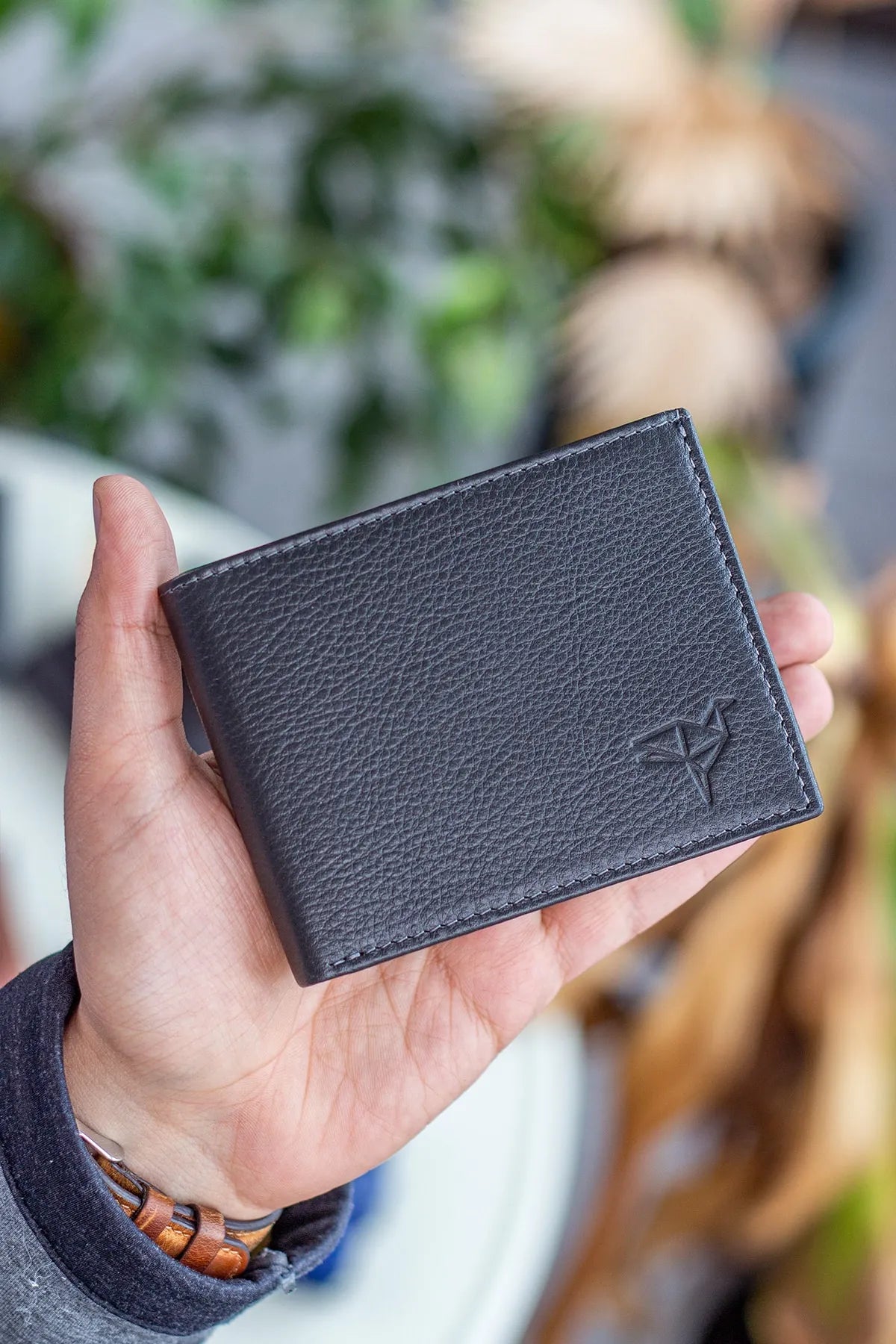 Jackson Genuine Leather RFID Blocking  Anthracite Wallet with Coin Compartment for Men: A Stylish and Secure Choice