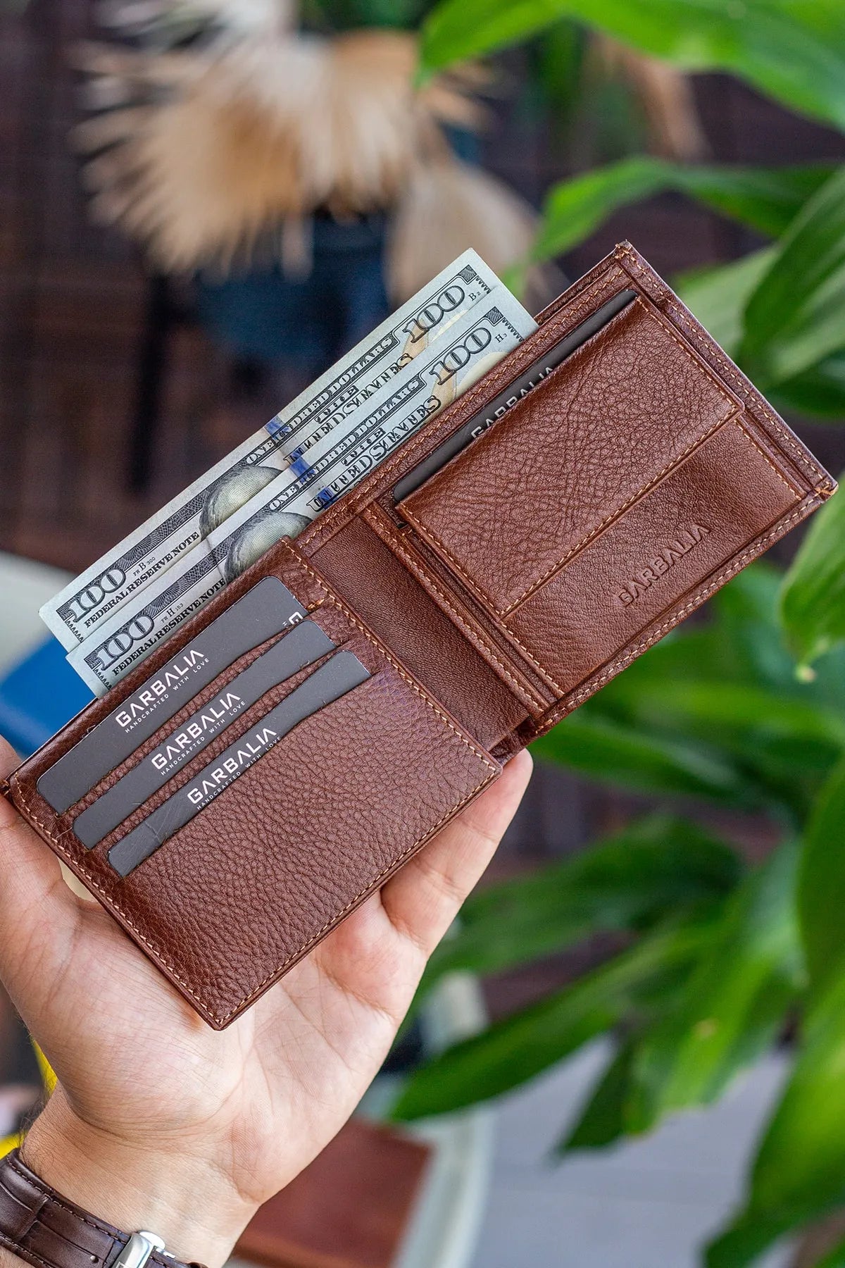 Jackson Genuine Leather RFID Blocking Naturel Tan Wallet with Coin Compartment for Men: A Stylish and Secure Choice