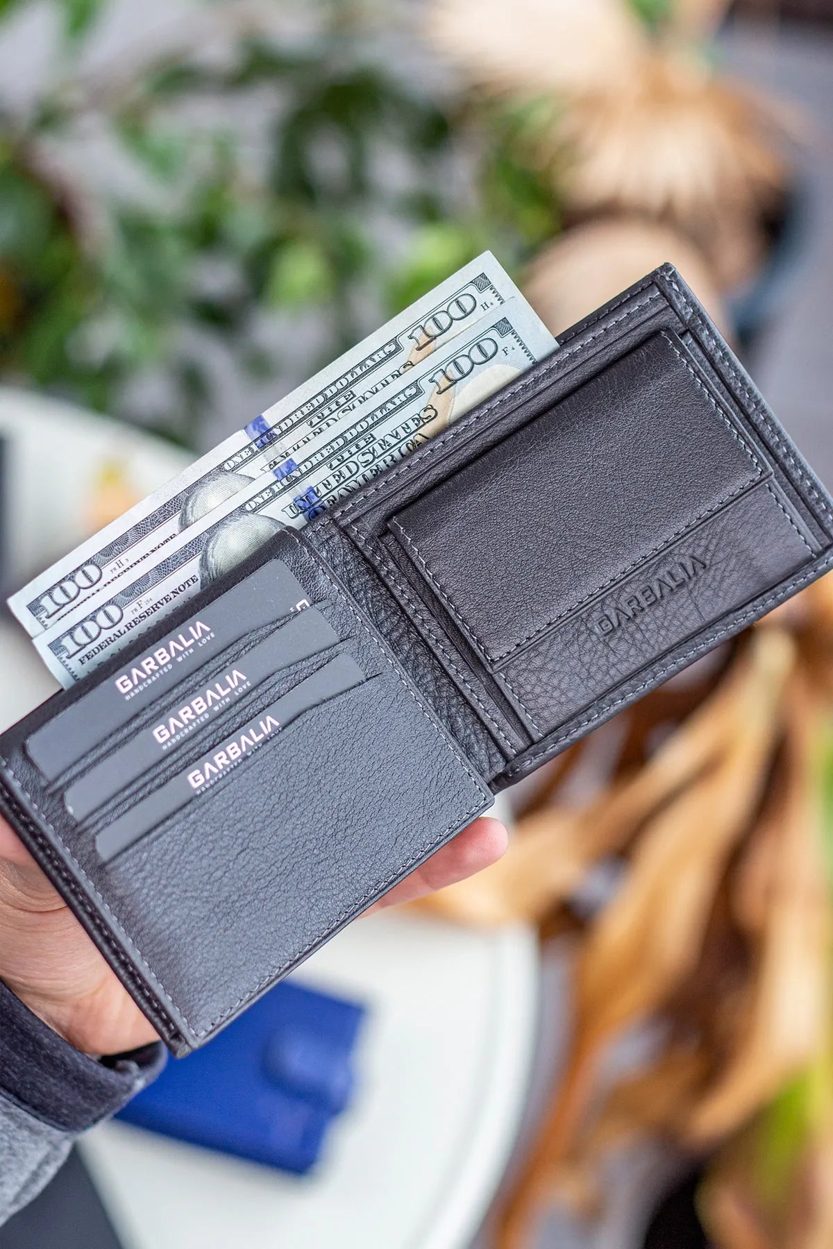 Jackson Genuine Leather RFID Blocking  Anthracite Wallet with Coin Compartment for Men: A Stylish and Secure Choice