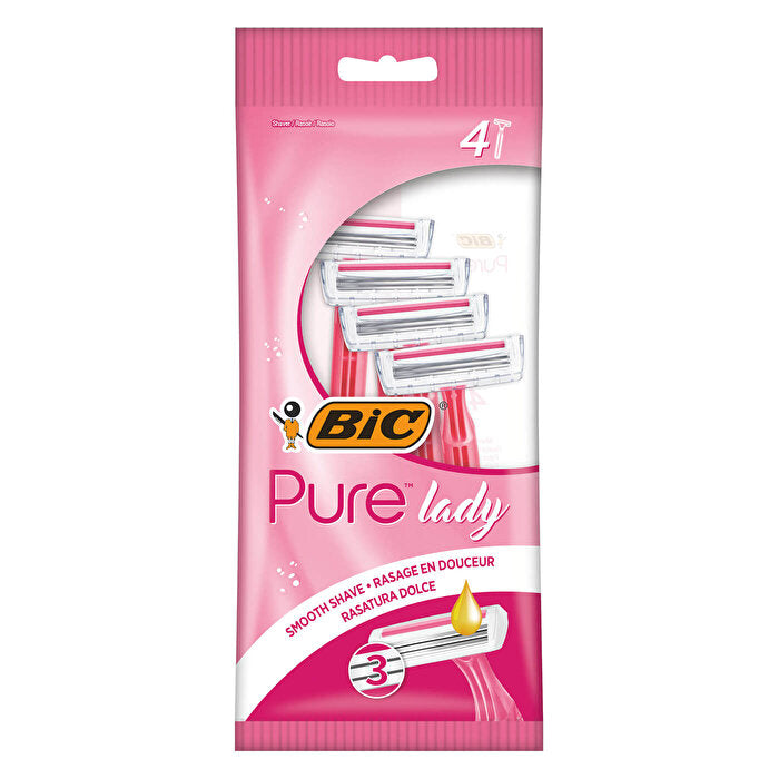 BIC Pure Lady 3-Blade Women's Razor for Smooth and Comfortable Shave